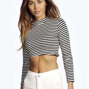 Striped Crop Top